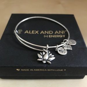 Alex and Ani Lotus Flower Bracelet